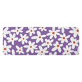 thumbnail image 1 of Purple Daisy Flower White Blooms Pattern Kitchen Rug Mat,Kitchen Runner Rugs Non Skid Washable,Decorative Kitchen Floor Mats for Kitchen,Sink,Laundry,17"x47.2", 1 of 7