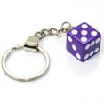thumbnail image 1 of Purple Dice Keychain, 1 of 1