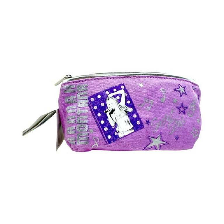 Purple Disney Hannah Montana Cosmetic Bag - Walmart.com
