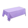 thumbnail image 1 of Purple Disposable Tablecloths Padded Plastic Tablecovers 54x108 Inches No Wash Waterproof For Parties Picnics Events, 1 of 6