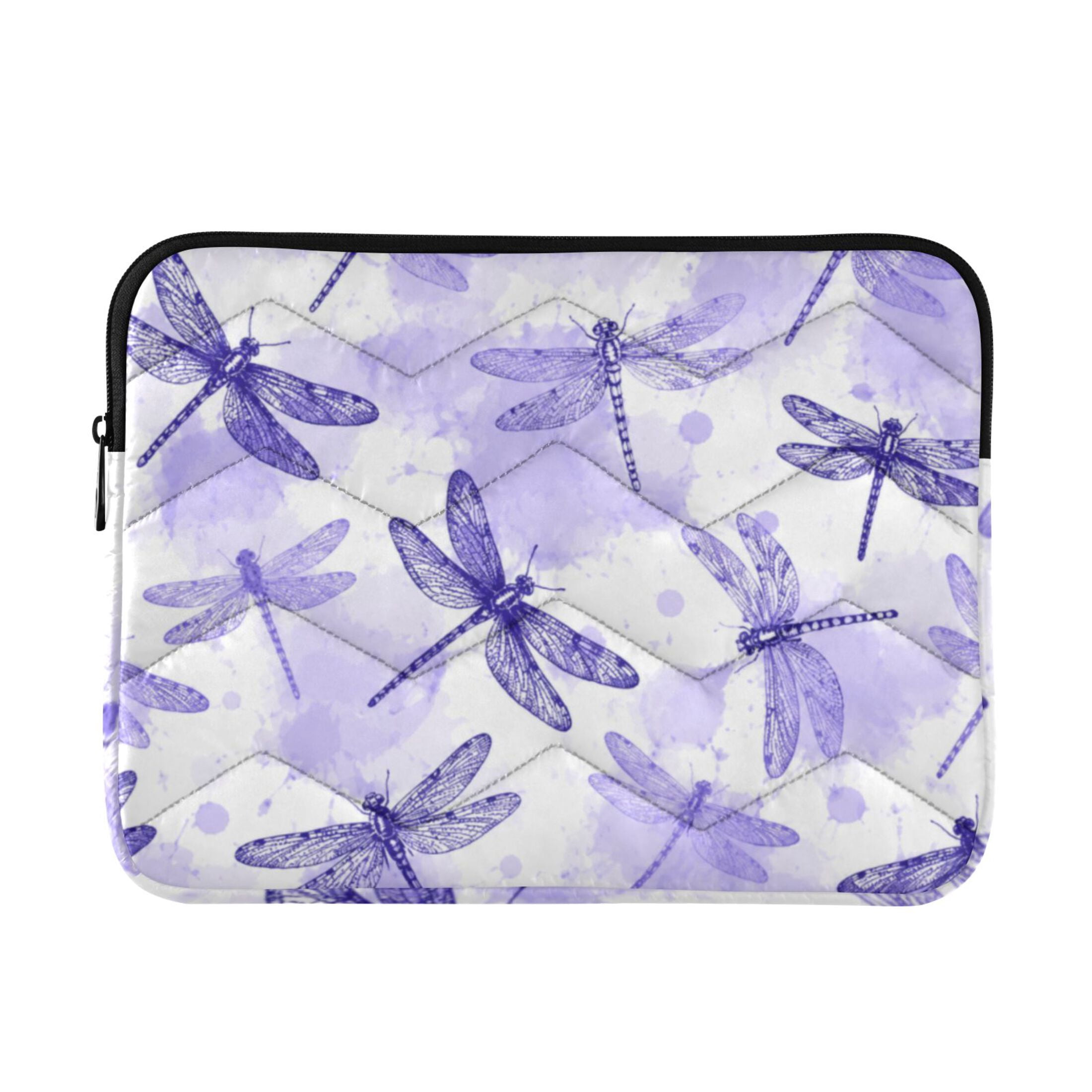 Computer Tech Backpacks Purple Dragonfly Wash Printed Laptop Sleeve 13-14 Inch Computer Bag ...