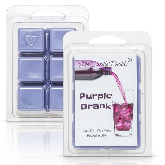 Purple Drank - Grape Soda Scented - Maximum Scent Wax Cubes/Melts - 1 Pack - 2 Ounces - 6 Cubes