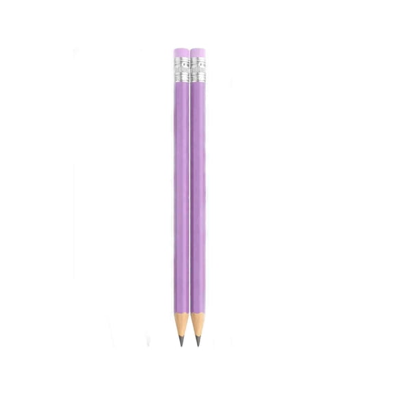 Purple Drawing Pencils Macaron Multi-Function Eraser Toppers For Painting And Drawing 2Pcs