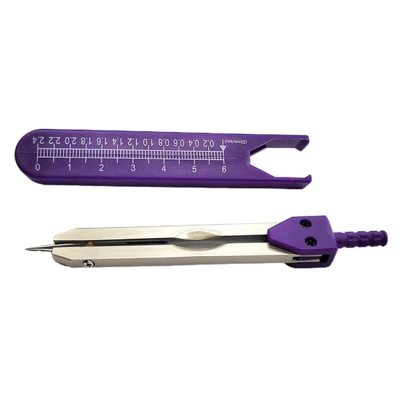 Purple EKG Calipers Measuring Tool, ECG Calipers Measuring Tool, Caliper Divider for Measuring Electrocardiographs Nurse Or Doctor Electrocardiogram Measuring Tool, Digital Calipers