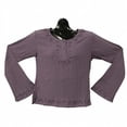thumbnail image 1 of Purple Embroidered Kurta Womens Blouse - Small, 1 of 1