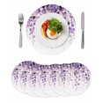 thumbnail image 1 of Purple Eucalyptus Round 13 Inch Placemats Set of 6, Spring Botanical Plant Aesthetic HeatResistant Non Slip Place Mats for Dining Table, Wipeable Braided Kitchen Table Mats for Housewarming, 1 of 9