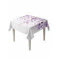 thumbnail image 1 of Purple Eucalyptus Table Cloth, Spring Botanical Plant Aesthetic Waterproof Tablecloth for Square Tables, Reusable Washable Fabric Table Cover for Restaurant Kitchen Dining Tables 54"x54", 1 of 6