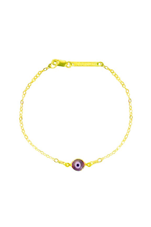 Purple Evil Eye Bracelet
