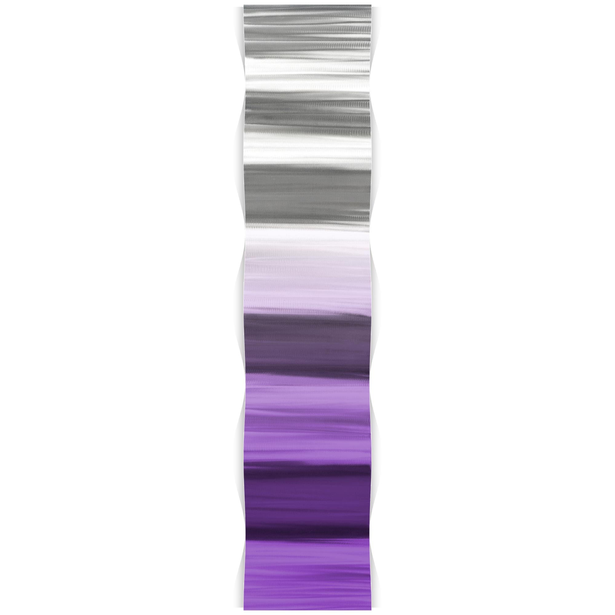 Purple Fade Lines Wave