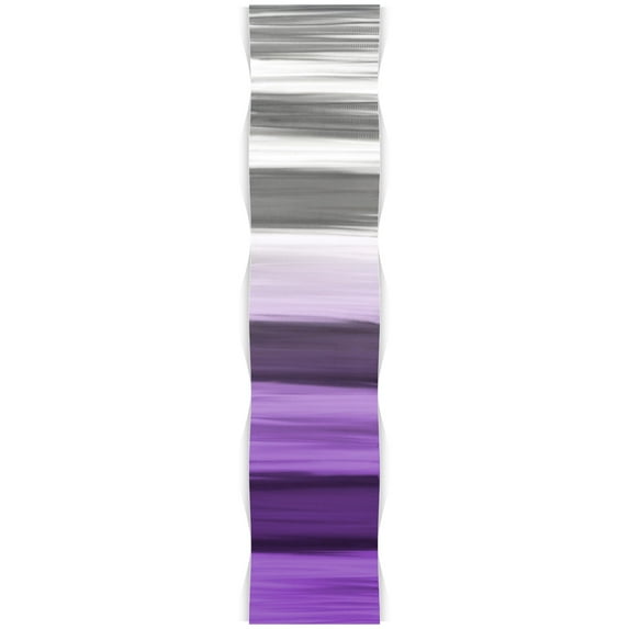 Purple Fade Lines Wave
