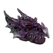 Purple Fire Eyed Dragon Head Trinket Box