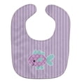 thumbnail image 1 of Purple Fish Baby Bib, 1 of 3