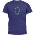 thumbnail image 1 of Purple Flame Skull T-Shirt - Large, 1 of 1