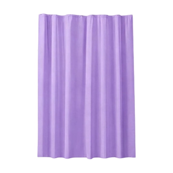 Purple Flexible Plastic Shower Curtain Liner, Water Repellent Sturdy Bathroom Curtain, Waterproof Partition for Home Bathroom, Hotel and Shower Stall