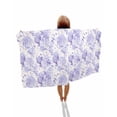 thumbnail image 1 of Purple Floral Beach Towels Oversized Super Absorbent, Hydrangeas Flower Spring Summer Botanical Lightweight Bath Towel Quick Dry Sets For Bathroom/Pool/Rv Camping/Beach Play/Gym Room/Picnic 31"x62", 1 of 8