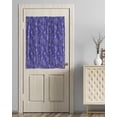 thumbnail image 1 of Purple Floral Blackout Door Curtains for French, Glass,Front, Back, Patio Door, Spring Abstract Art Flower Botanical Thermal Insulated Rod Pocket Window Curtain Drapes With Tiebacks 54"x40", 1 of 5