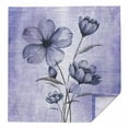thumbnail image 1 of Purple Floral Cloth Napkins Washable Set of 1, Vintage Botanical Gradient Pastel Painting Reusable Dinner Table Napkins Cloth Bulk for Weddings Kitchen Restaurants Hotel Events Parties 20 x 20 Inch, 1 of 9