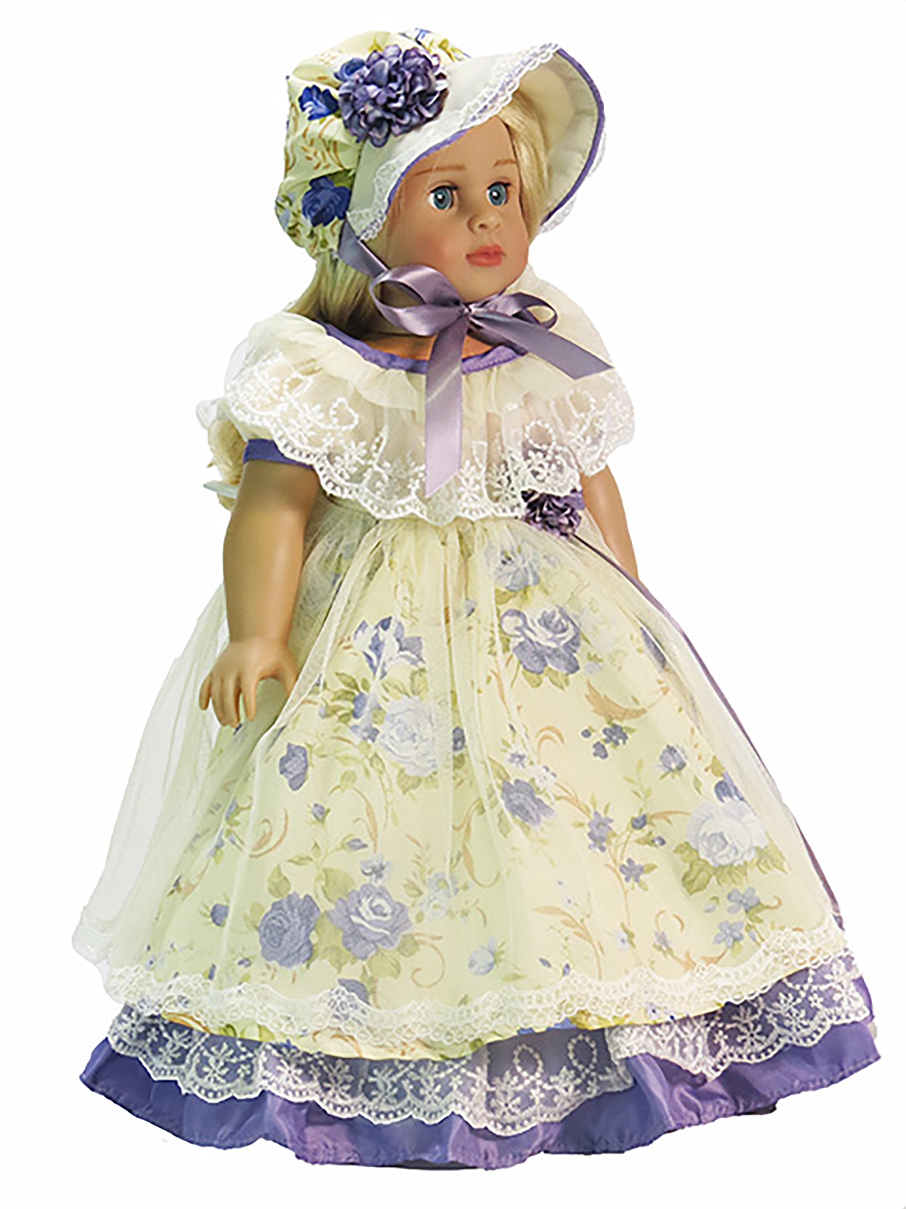 purple colonial dress Colonial Dress Victorian Edwardian Civil War Style Costume with Shawl & Mop Hat