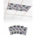 thumbnail image 1 of Purple Floral Fluorescent Light Covers for Ceiling Lights 4x2 feet,4 Pack Magnetic Light Filters for Classroom,Blue Wildflower Farmhouse Nature Plant Fluorescent Light Shade Panel for Office School, 1 of 9