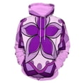 thumbnail image 1 of Purple Floral Mandala Art 3D Print Hoodie Men Women Autumn Thin Pullover Sweatshirt Vintage Streetwear Tops, 1 of 6