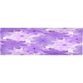 thumbnail image 1 of Purple Floral Print Curtain Valance for Kitchen Windows/Bathroom/Living Room/Bedroom Blackout, Rod Pocket Valance Small Window Treatment, 54" W x 18" L Home Decor, 1 of 6
