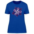 thumbnail image 1 of Purple Flower Ethnic Style T-Shirt Women -Image by Shutterstock, Female Medium, 1 of 2