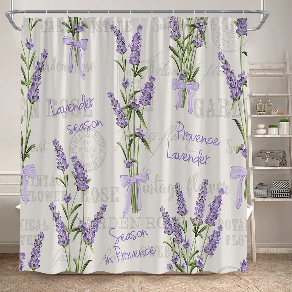 Purple Flower Shower Curtains Floral Flowers Plants Popular Lavender