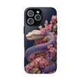 thumbnail image 1 of Purple Flower Stained Glass Artistic Design Phone Case for iPhone 11 12 13 14 15 16 17 Pro Max, 1 of 2