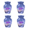 thumbnail image 1 of Purple Flower Urns for Human Ashes Adult Man, Mini Burial Urns for Human Ashes, Small Urn for Ashes for Women, Decorative Urn for Ashes(Size - 3inch, 4 Pcs), 1 of 4