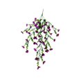 thumbnail image 1 of Purple Flowers Artificial Flowers Bouquet 30.3 Inch Fake Plastic Floral Stems for Decoration Wall Hanging Vase Faux Flowers for Home Wedding Party Indoor Outdoor Decor Purple Artificial Bouquet, 1 of 6