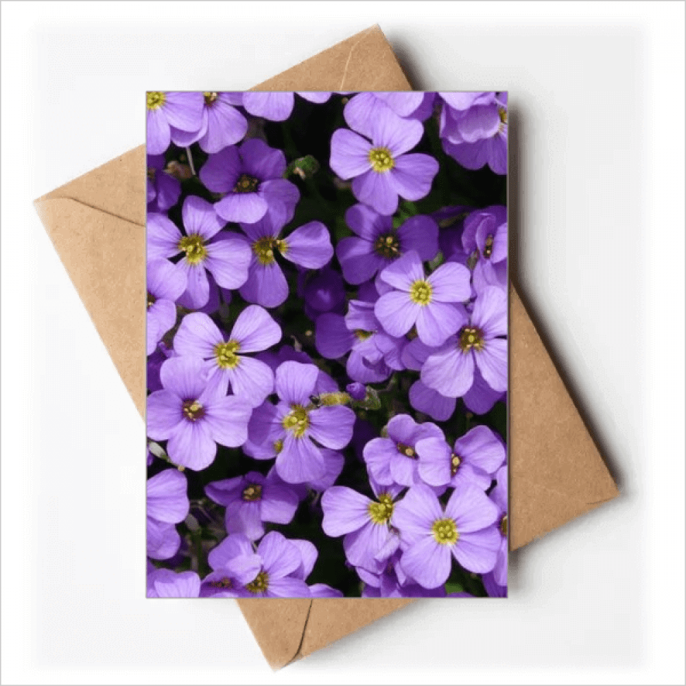 Purple Flowers Beautiful Romantic Greeting Cards You are Invited Invitations