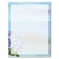 thumbnail image 1 of Purple Flowers Letterhead Laser & Inkjet Printer Paper, 25 Sheets, 1 of 5