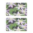 thumbnail image 1 of Purple Flowers Pattern 2 Pack 4x2.5 Inch Magnetic Stickers Thick and Strong for Fridge Dishwasher Teaching, 1 of 5