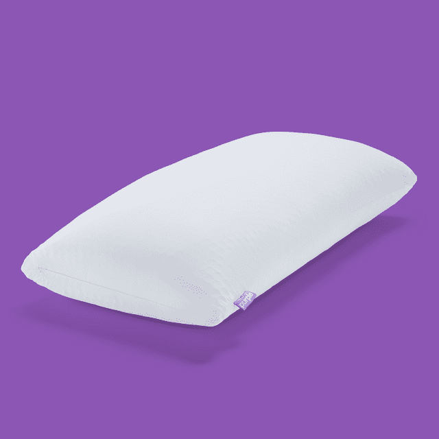 Luxurious Purple Freeform Pillow, GelFlex Grid, MicroFlex Moon Foam, Customizable Support, King