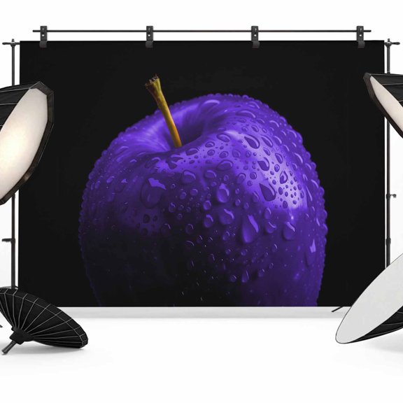 Purple Fruit Photography Backdrop 8x6FT, Berry Drops Modern Classic Photo Backdrops, Background for Photography Studio Photo Studio Background, Back Drop for Photoshoot