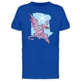 thumbnail image 1 of Purple Funny Flying Dinosaur Tee Men's -Image by Shutterstock, 1 of 2