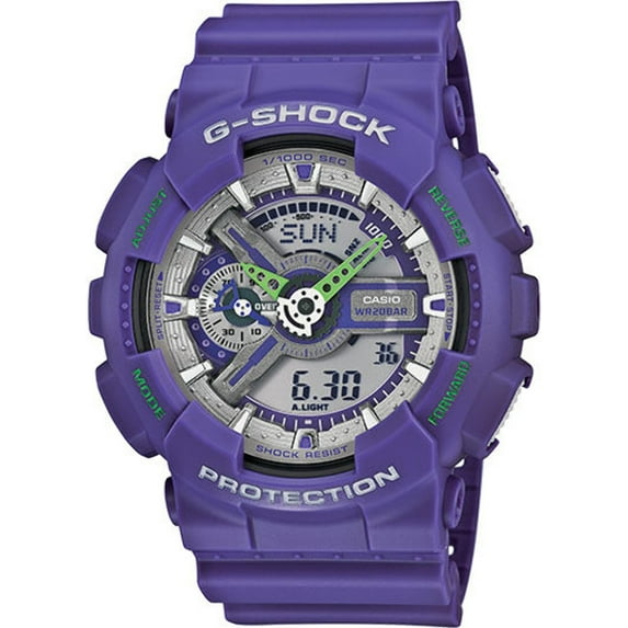Purple G-Shock Ana-Digi XL World Time Watch GA110DN-6A