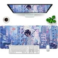 thumbnail image 1 of Purple Gaming Mouse Pad Anime Large Mouse Pad XL Desk Mat 31.5x11.8x0.12 inch Large Desk Pad Japan Keyboard Pad (Japanese), 1 of 6