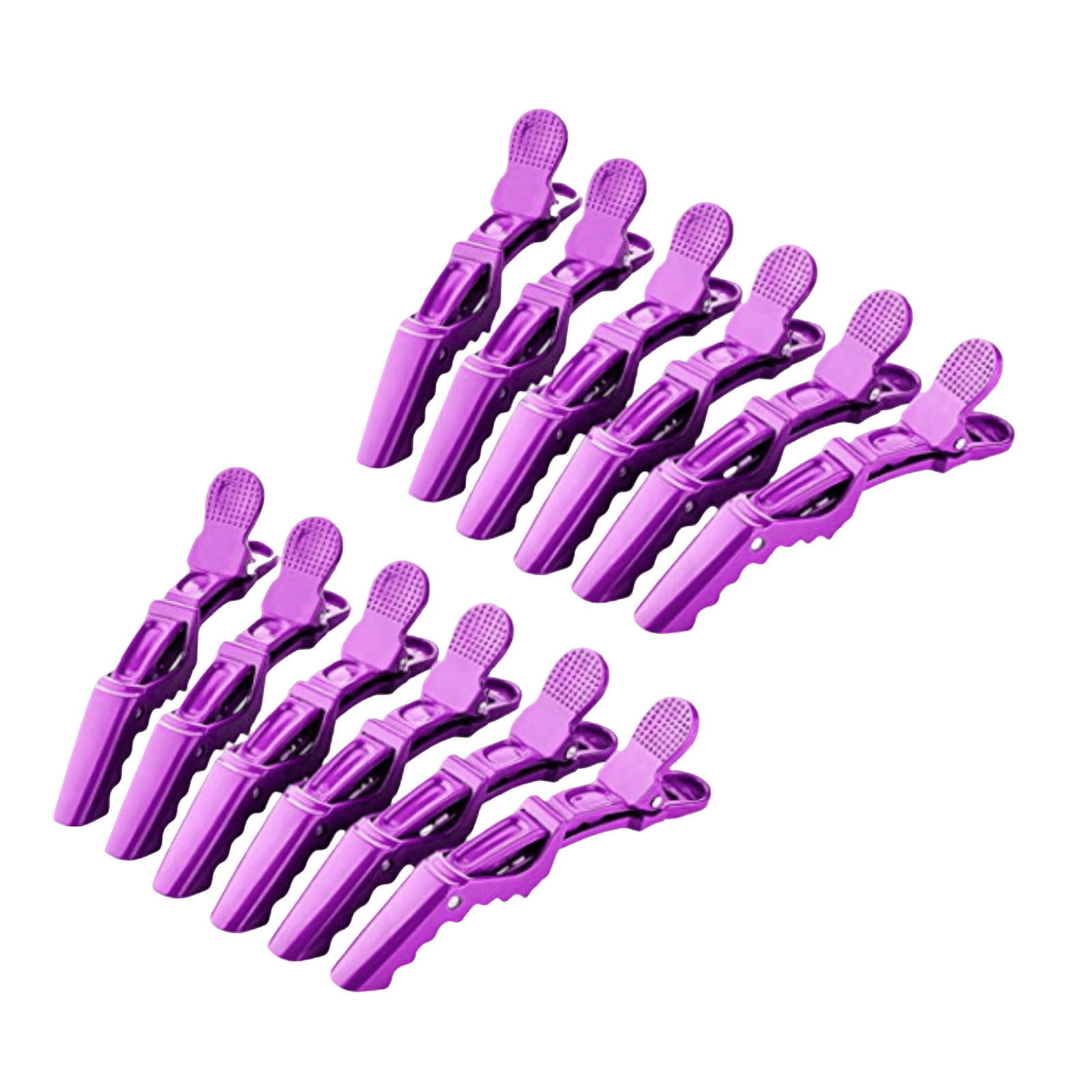 Purple Gator Non Slip Grip Hair Clips Hair Styling And Sectioning