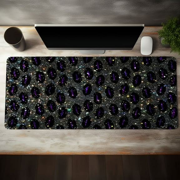 Purple Gem Mouse Pad Game Large Mouse Pad Desk Mat Office Mat