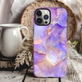 thumbnail image 1 of Purple Geode Agate Case With Violet Stone Slice Design for iPhone 17 to 11 Pro Max, 1 of 2