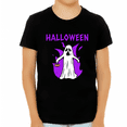thumbnail image 1 of Purple Ghost Halloween Shirts for Boys Ghost Shirt Halloween Shirt for Boys Halloween Shirts for Kids, 1 of 6