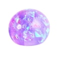 thumbnail image 1 of Purple Glitter Gel Squishy Stress Ball Toy with Iridescent Flakes, Single Count, Purple, for Kids and Adults, Sensory Squeeze Toy, 1 of 3