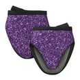thumbnail image 1 of Purple Glitter Oven Mitts Heat Resistant - Soft Lining Silicone Mini Oven Mitts with HangingLoop, Kitchen Oven Gloves Heat Resistant 500℉ for Cooking Baking Microwave, 1 of 7