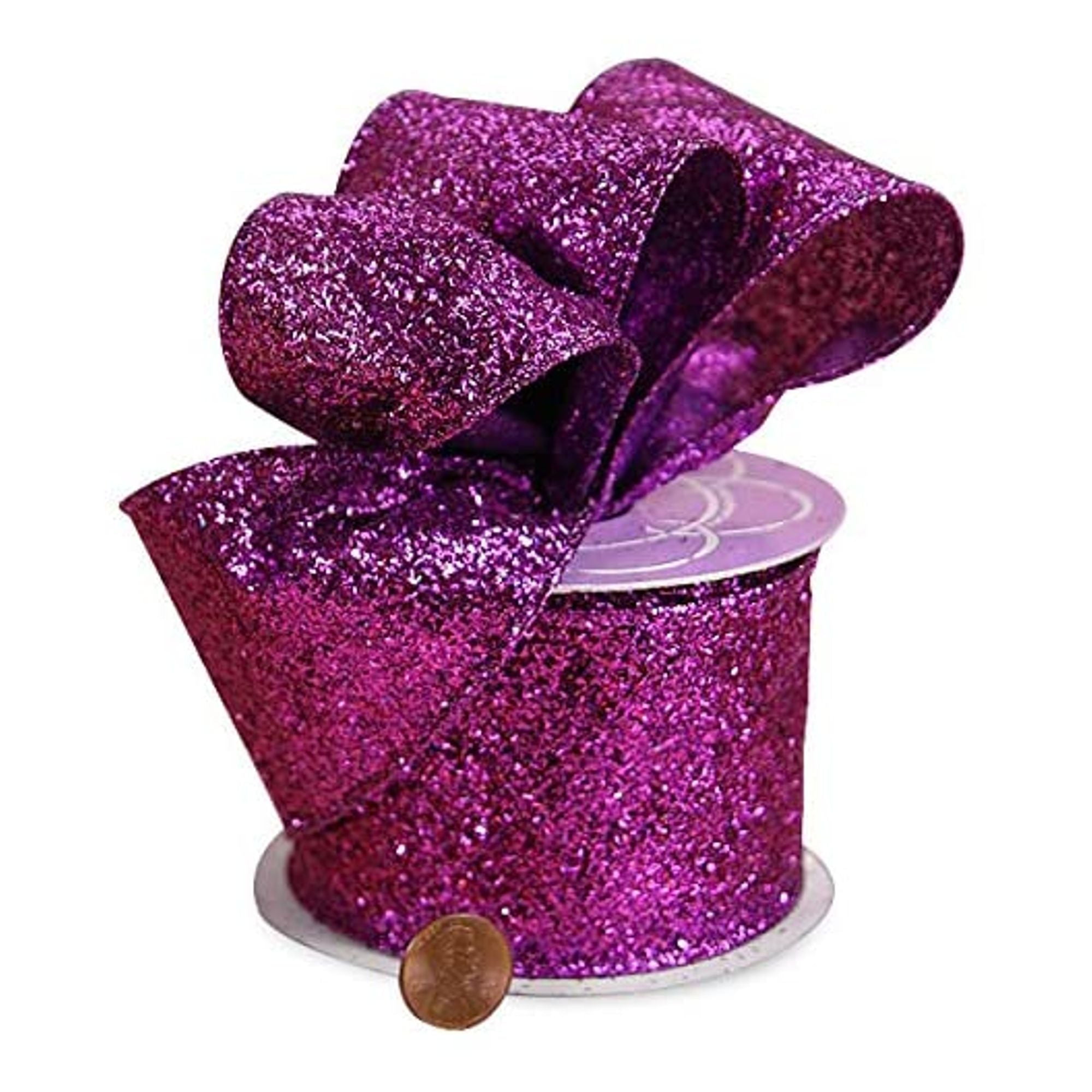 Purple Hearts Wide Glitter Tape - 30mm x 5m - Beautiful Sparkle - Deco –  MindTheWrap