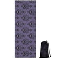 thumbnail image 1 of Purple Gothic Bat Pattern Hot Yoga Mat Towel Non Slip for Hot Yoga - Quick-Drying Yoga Mat Cover with 4 Corner Pockets with Travel Bag - Hot Yoga Towel Non Slip Grip Moisture Wicking Sweat 70"x26", 1 of 6