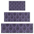 thumbnail image 1 of Purple Gothic Bat Pattern Kitchen Rugs Sets Of 3,Kitchen Runner Rugs Non Skid Washable,Decorative Kitchen Floor Mats for Kitchen,Sink,Laundry,17"x30"+ 17"x47" + 17"x59", 1 of 6