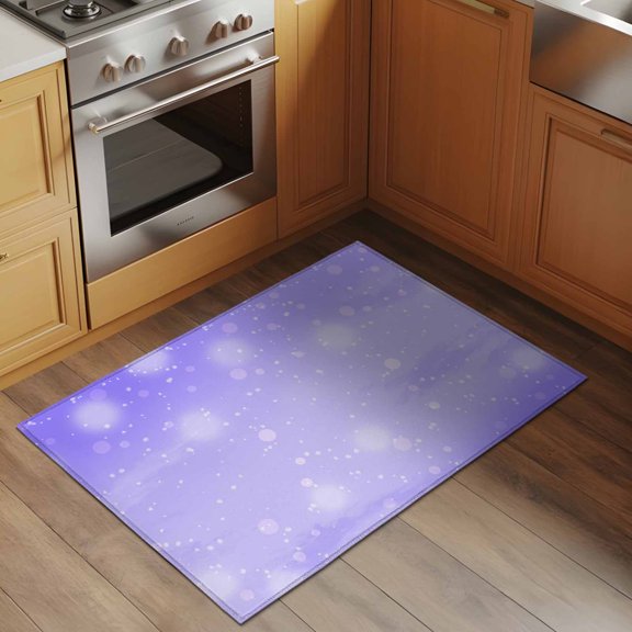 Purple Gradient 2x3 Rug for Entryway Front Door Kitchen Sink Area, Circle Fantasy Low Pile Washable Non Slip Rectangle Area Rug