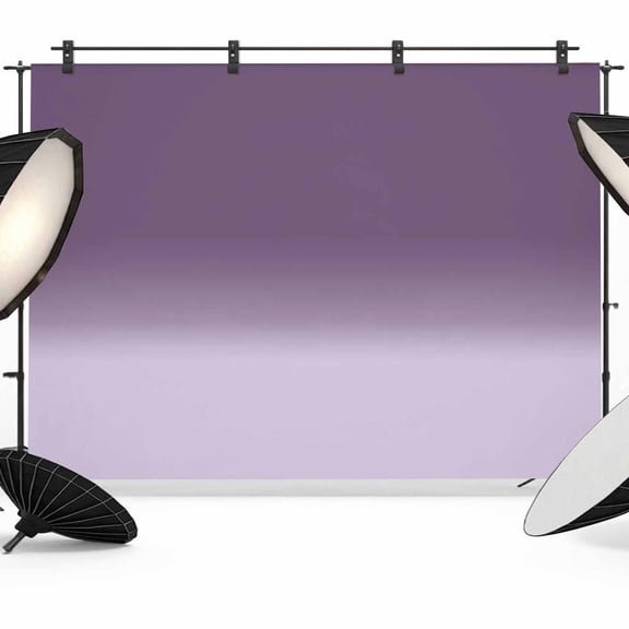 Purple Gradient Backdrop for Photography, Simple Color Gradient Abstract Art Photo Backdrop Portrait Background Party Banner Photo Backgrounds for Studio Booth Props, 8x6ft