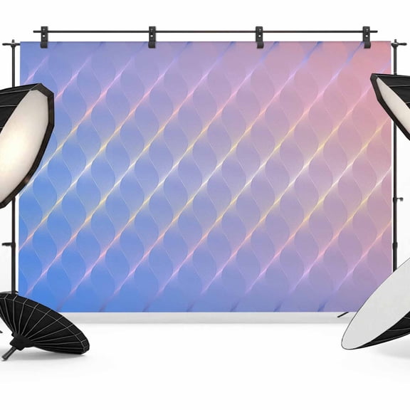 Purple Gradient Backdrop for Photography, Simple Line Modern Abstract Photo Backdrop Portrait Background Party Banner Photo Backgrounds for Studio Booth Props, 10x8ft